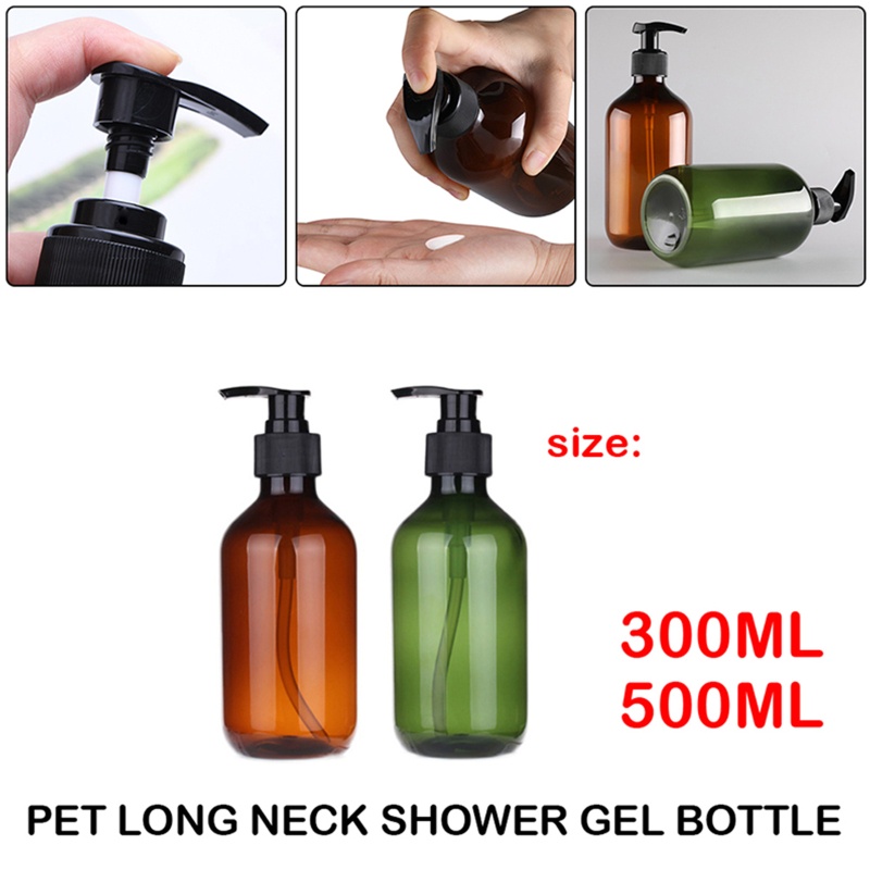 Chai Rỗng Đựng Xà Phòng Dạng Nhấn 300 500ml Có Thể Đổ Đầy Dành Cho Phòng Tắm Và Điều Hòa