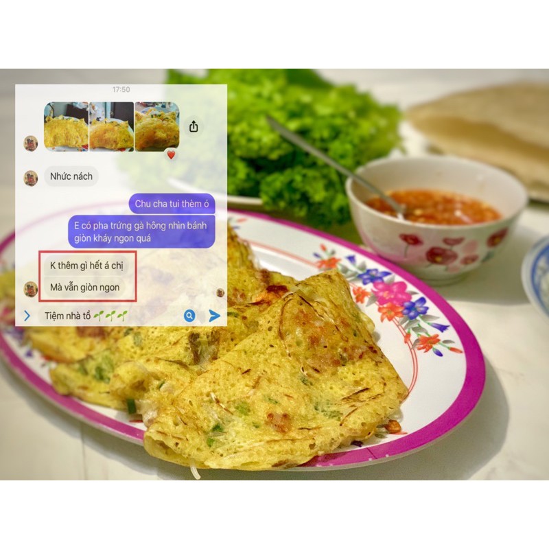 Bột bánh xèo gạo (xay khô) 1kg