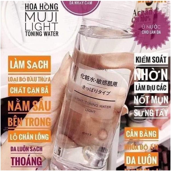 Nước hoa hồng Muji Nhật Bản nâng tone sáng da . | BigBuy360 - bigbuy360.vn