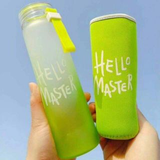 Bình thủy tinh Hello Master