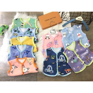 Áo gile nỉ bông cực đẹp cho bé trai và bé gái (3-14kg)