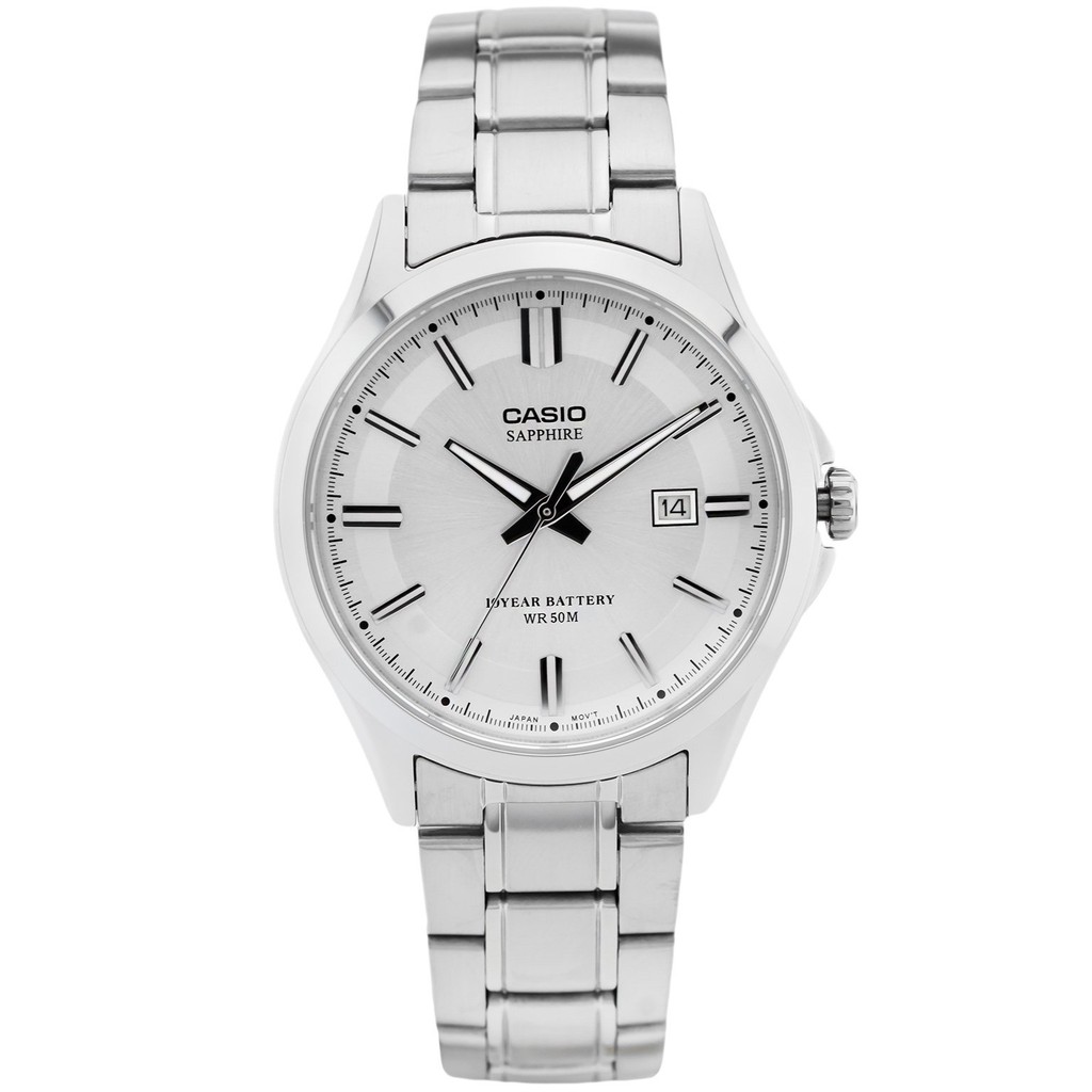 Đồng hồ nam dây kim loại Casio chính hãng Anh Khuê MTS-100D-7AVDF (41mm)