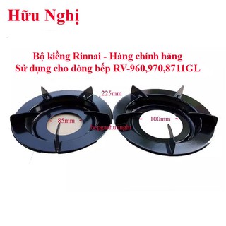 Combo 2 Kiềng bếp ga Rinnai mặt kính RV-960,970,8711,3615GL...phụ kiện bếp gas rinnai
