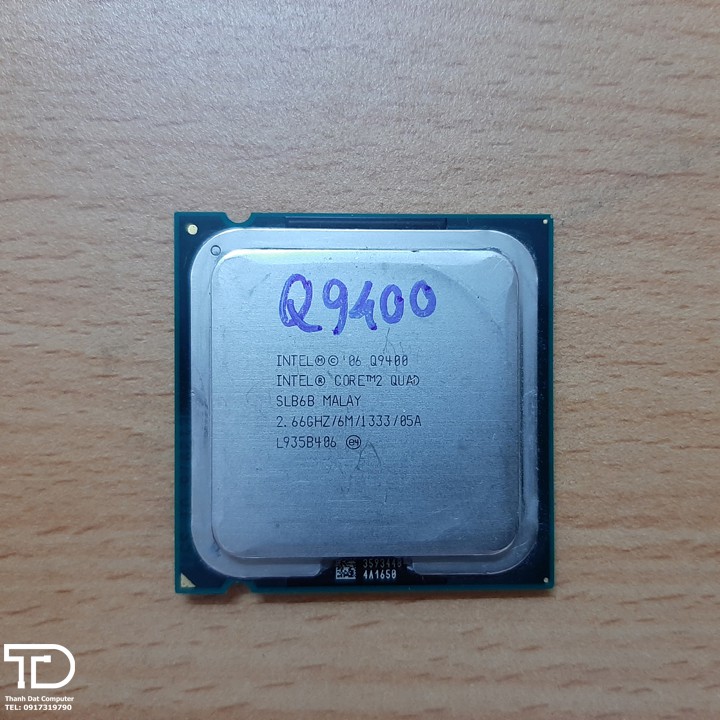 CPU Intel Core 2 Quad Q9400 chip 4 nhân lắp main G31, G41 - Chip Q9400 socket 775