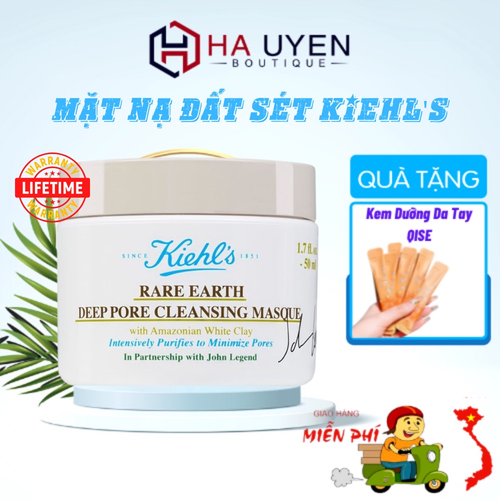 Mặt Nạ Đất Sét Kiehl's Se Khít Lỗ Chân Lông, Giảm Mụn, Dưỡng Trắng Da, Chống Lão Hóa Hiệu Qủa [ Auth USA ]