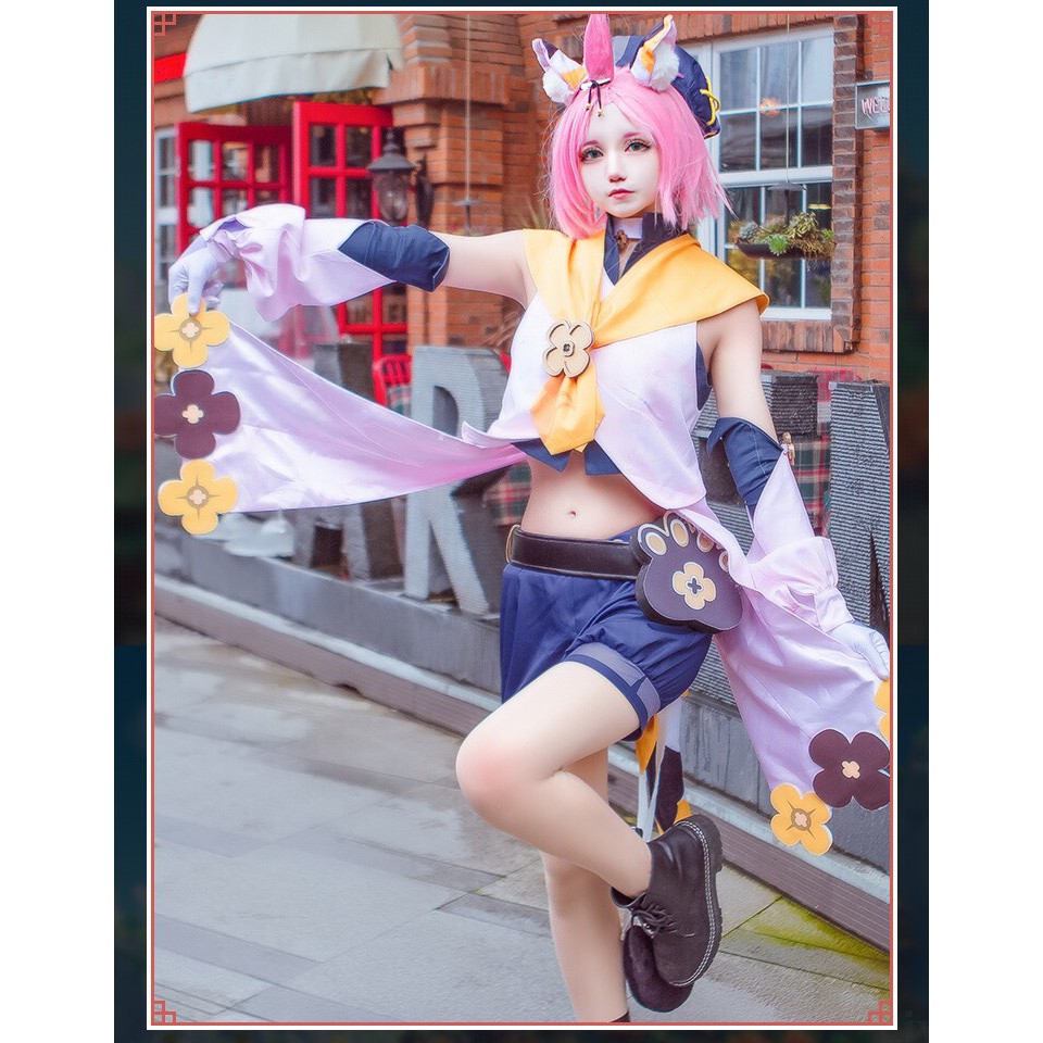 Set cosplay Diona Genshin Impact