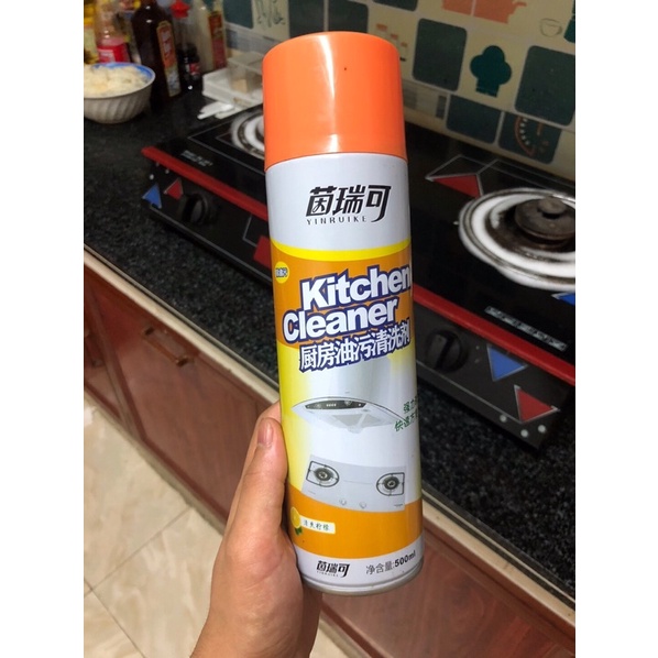 Xịt bọt đa năng tẩy rửa nhà bếp Kitchen Cleaner 500 ml