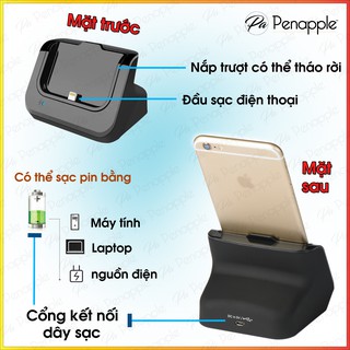 DOCK SẠC IPHONE 6+, 7+ CAO CẤP SANG TRỌNG