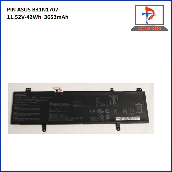 Pin Laptop Asus Vivobook S14 S410UA S410UQ S41OUN S4200U S4100V X411UA X411UF X411UN X411UQ B31N1707