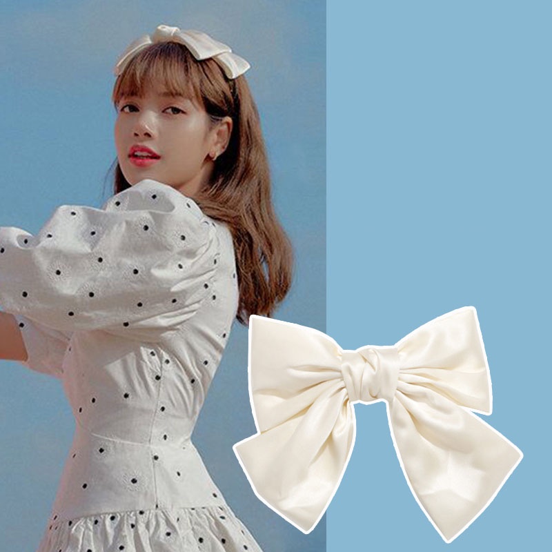 Kẹp Tóc Nơ Ruy Băng Lớn Thời Trang