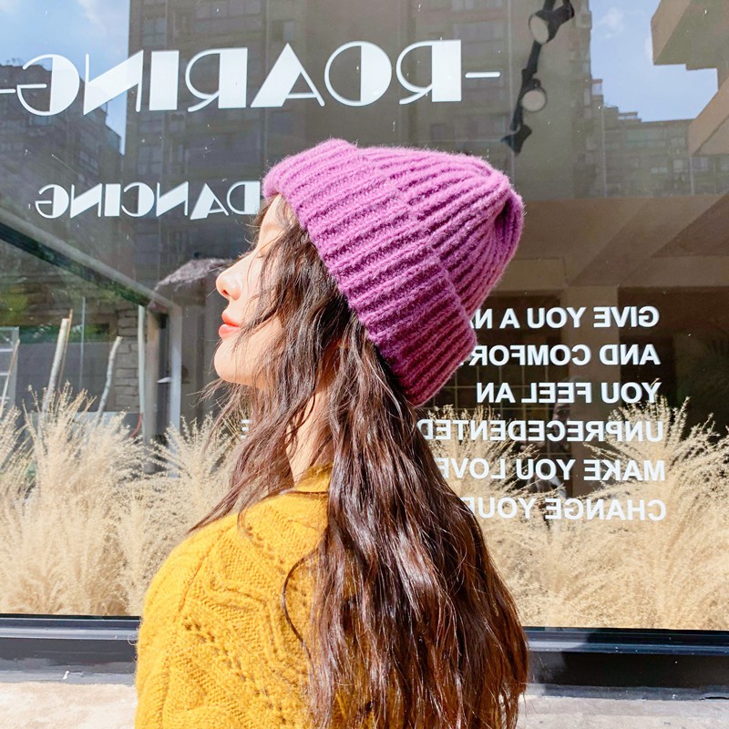 Nón Len Giữ Ấm Phong Cách Hàn Quốc Cho Nữ