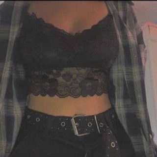 (sẵn) Áo dây gothic grunge