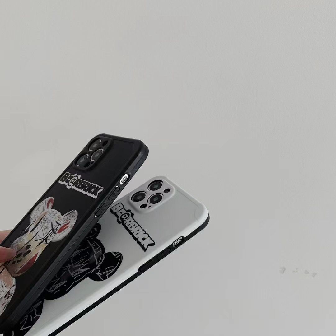 Ốp silicon Họa Tiết Hình Chú Gấu Thời Trang Cho Iphone 11 Pro Max 8 Plus 7 Xr Xs X 12 Pro Max Se 2020 | BigBuy360 - bigbuy360.vn