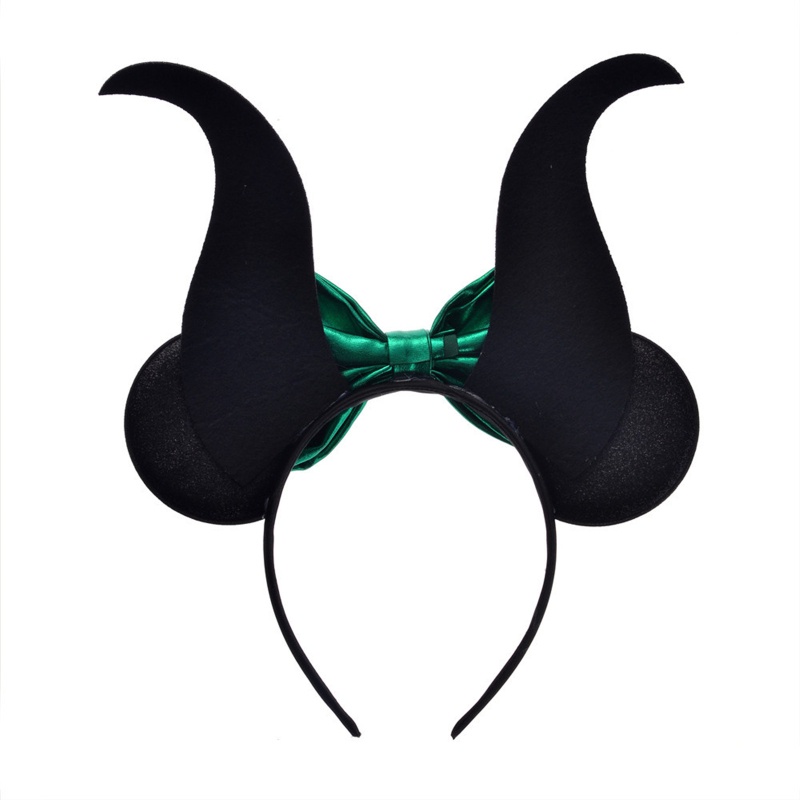 Băng Đô Cài Tóc Hình Sừng Quỷ Thời Trang Halloween Dành Cho Bé Gái