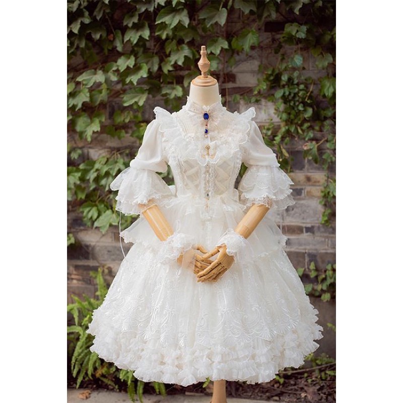 Đầm Cosplay trắng