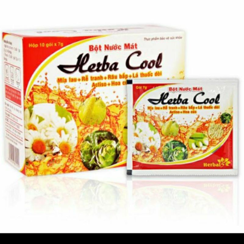 Bột Nước Mát Herba Cool ⚡ CAM KẾT CHẤT LƯỢNG ⚡  Giải nhiệt-làm mát cơ thể