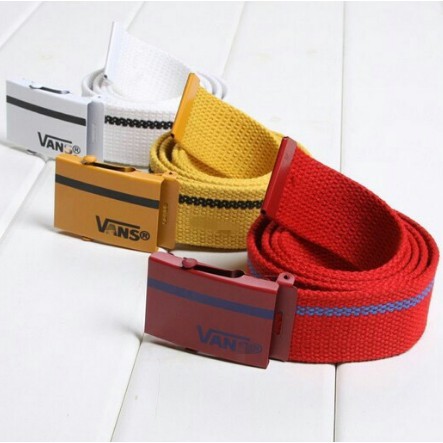 VANS Thắt Lưng Vải canvas Màu Sắc Nhã Nhặn Thoáng Khí Thời Trang
