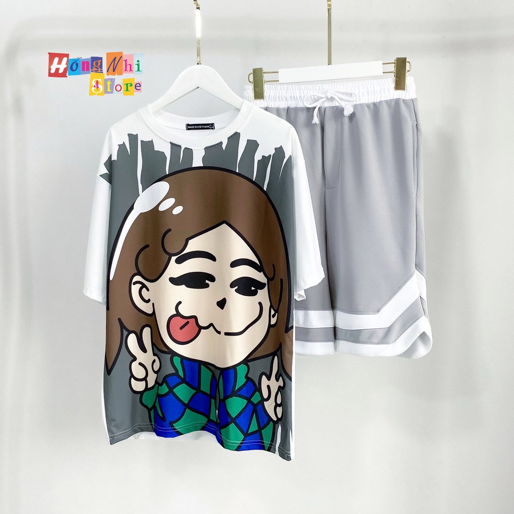 QUẦN ĐÙI VIỀN SỌC - QUẦN ĐÙI CHỮ V - QUẦN DOUBLE V SHORT UNISEX MÀU XÁM - MM