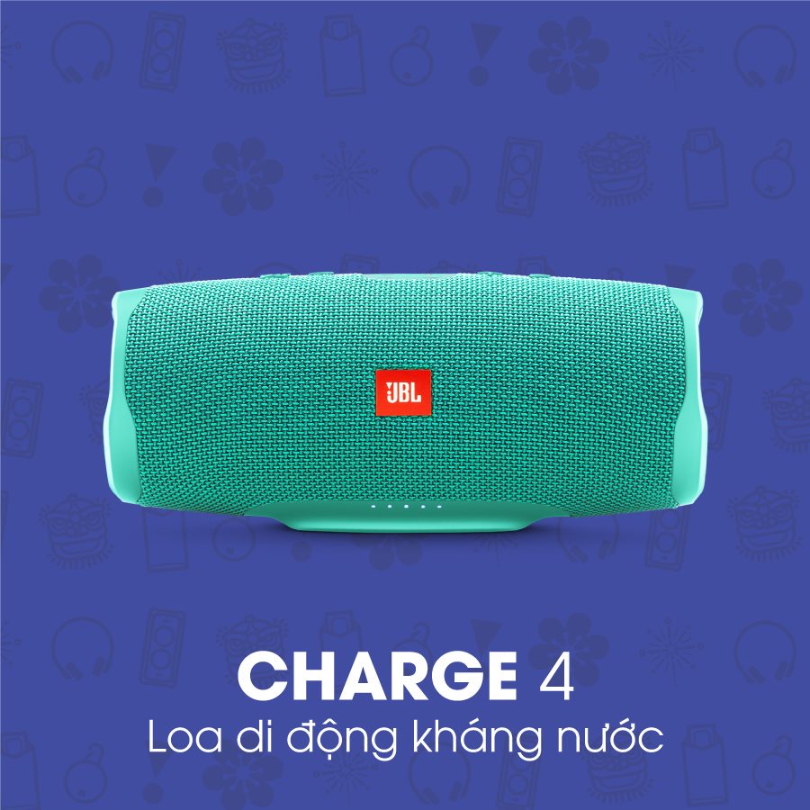 Loa Bluetooth JBL Charge 4 Hàng chính hãng