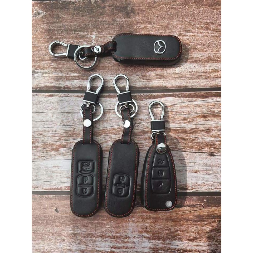 Ốp chìa khóa mạ crom Mazda 2 nút - ( Mazda 2, mazda 3, cx5 2013-2017) , tặng quà móc thất lạc