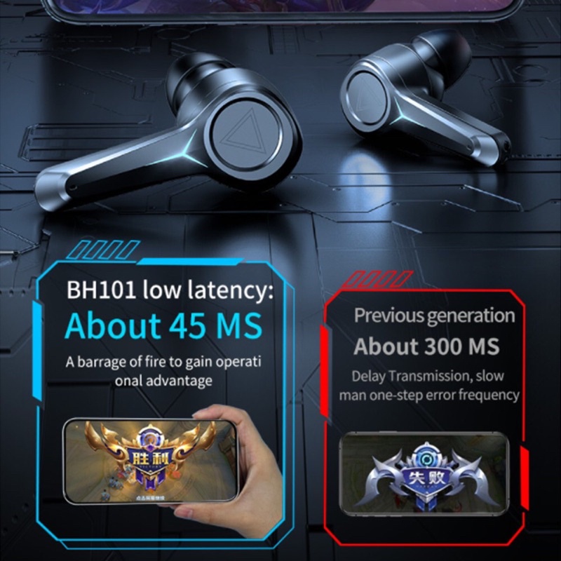 Tai nghe Gaming MC BH101 Bluetooth 5.0 - Tai nghe bluetooth gaming BH101
