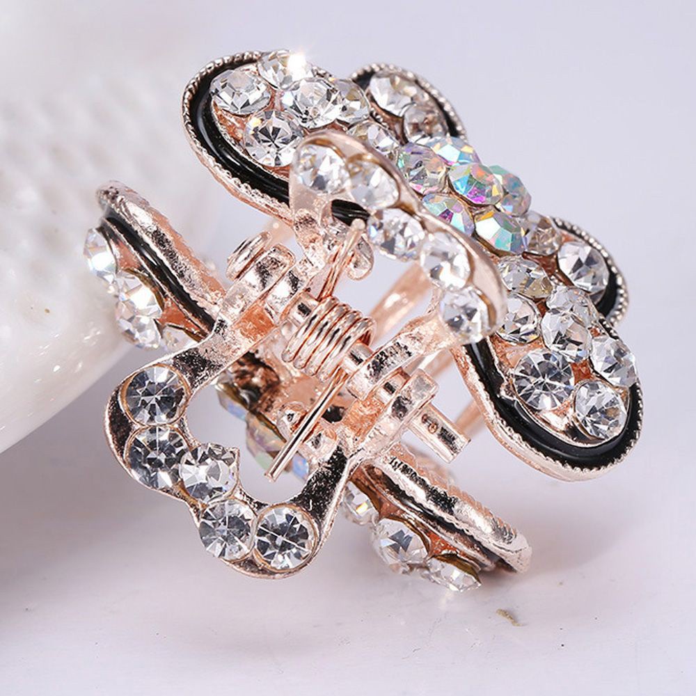 Kẹp Tóc Càng Cua Mini Hình Bướm Nhiều Màu Thời Trang Cho Nữ