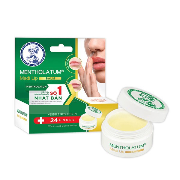 Son dưỡng chuyên biệt cho môi khô, nứt nẻ Mentholatum Medi Lip