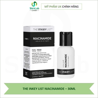 [Mã SKINLV giảm 10% đơn 200k] Tinh chất hỗ trợ ngăn ngừa mụn kiềm dầu mờ thâm The Inkey List Niacinamide 30ml  (Bill UK)
