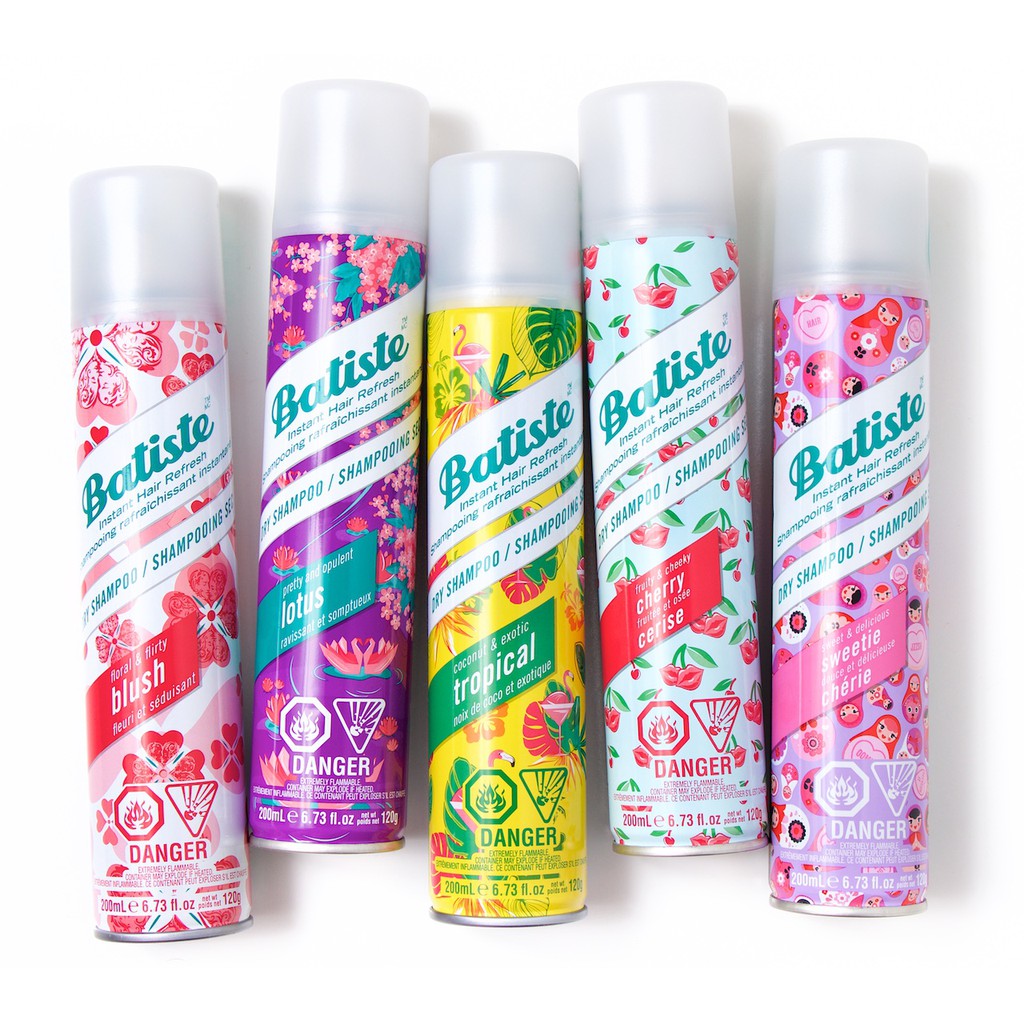 Dầu Gội Khô Batiste Instant Hair Refresh Dry Bamboo