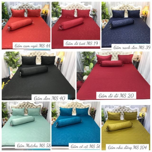 Bộ Drap Thun Gấm Hàn Quốc Thương Hiệu LATICO Cao Cấp  Có Sẵn 40 MÀU. LẤY MÃ GIẢM GIÁ SHOP ĐỂ ĐƯỢC MIỄN PHÍ VẬN CHUYỂN