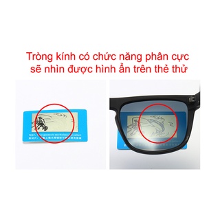 Kính râm phân cực thể thao nam nữ D731 [ tặng kèm thẻ thử phân cực ]
