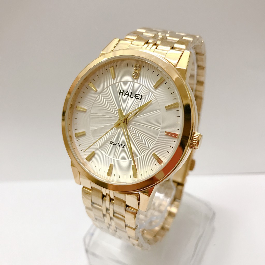 [XẢ KHO] Đồng Hồ Nam HALEI 562 Dây Kim Loại Mặt Trắng Sang Trọng Đẳng Cấp | BigBuy360 - bigbuy360.vn