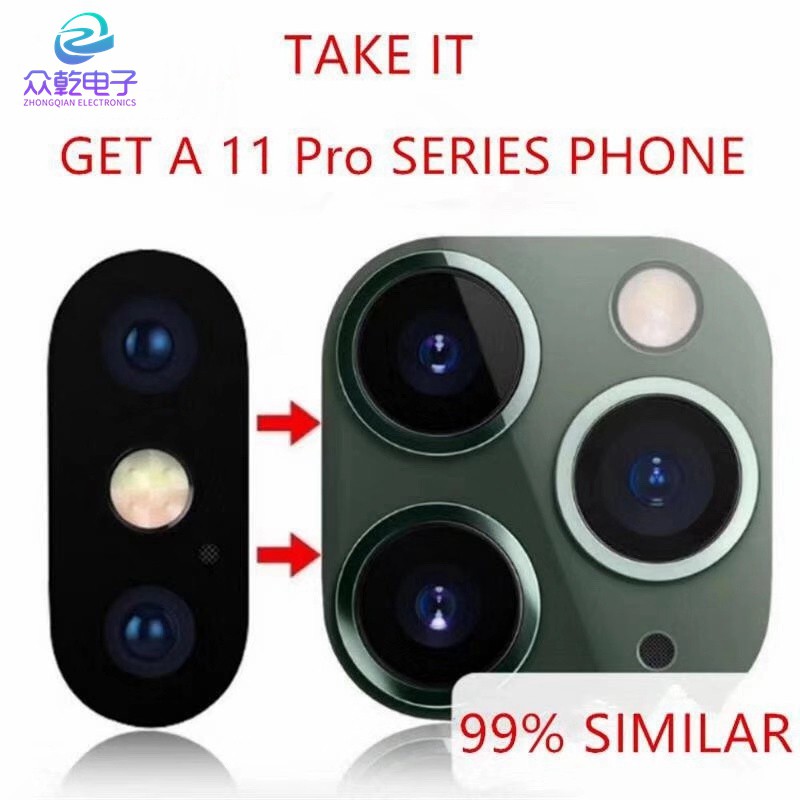 Ống kính máy ảnh bằng kim loại nhôm Thay đổi giây phút Bảo vệ máy ảnh iPhone 11 PRO MAX IPhone X XS MAX