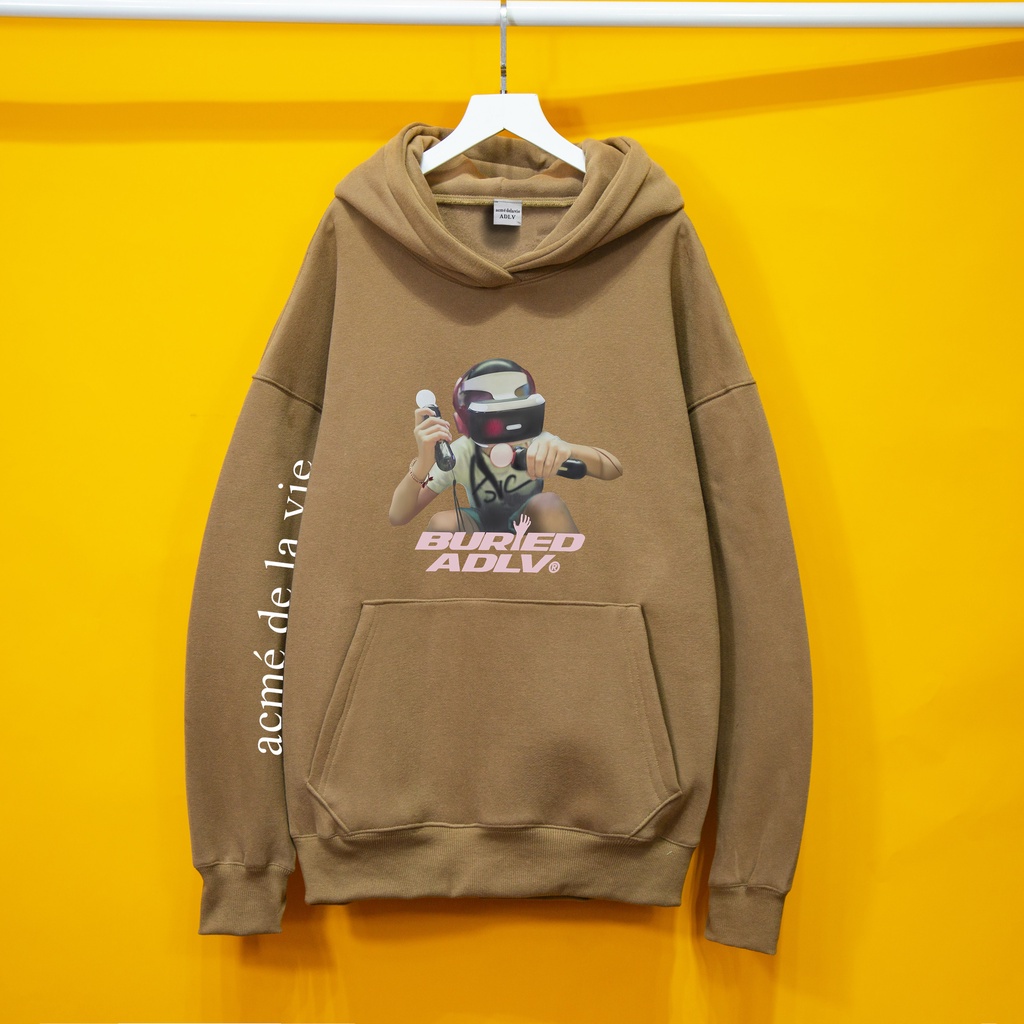 Áo nỉ Hoodie ADLV SOI ĐÈN Hogoto shop , Áo hoodie nỉ bông cotton