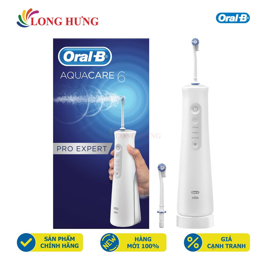 Máy tăm nước vệ sinh răng miệng Oral-B Aquacare 6 Pro-Expert - Hàng nhập khẩu