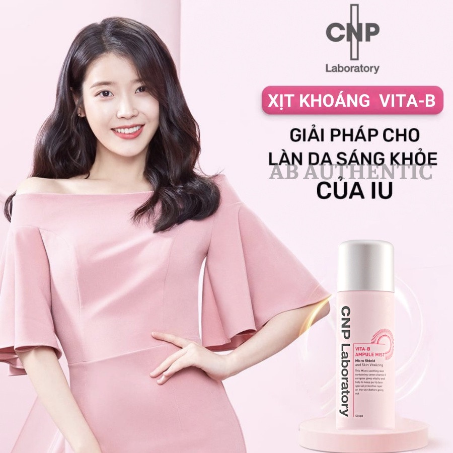 Xịt khoáng dưỡng sáng da CNP Laboratory Vita-B Ampule Mist phức hợp Vitamin B ngăn bụi mịn 50ml