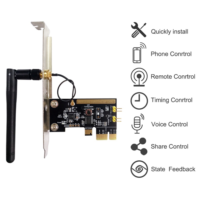 Rơ le công tắc thông minh không dây mini PCI-E