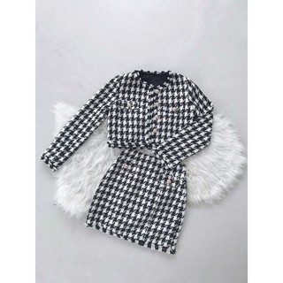 Set dạ tweed Diana set - MOONHEE