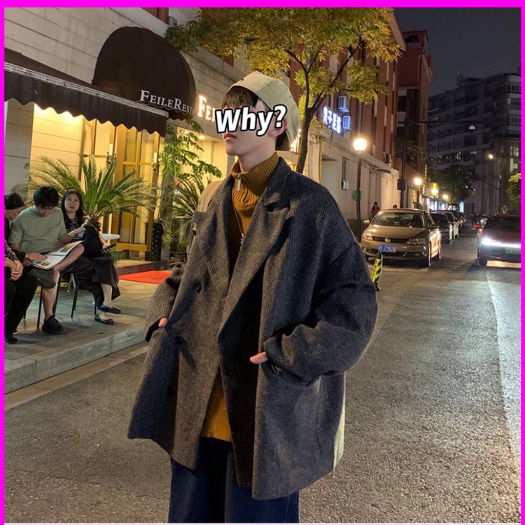 Áo Blazer nam Form rộng phong cách độc đáo , nhẹ nhàng 2021