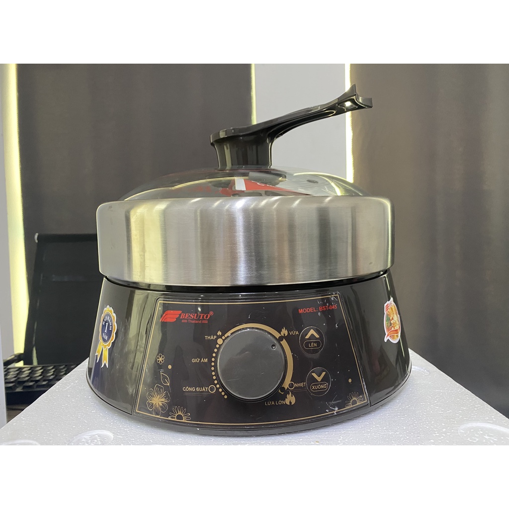 Nổi Lẩu Điện Thang Máy BESUTO BST-045 Công Suất 1800W Dung Tích 4.5L Dùng Cho Cả Gia Đình - BẢO HÀNH 12 THÁNG