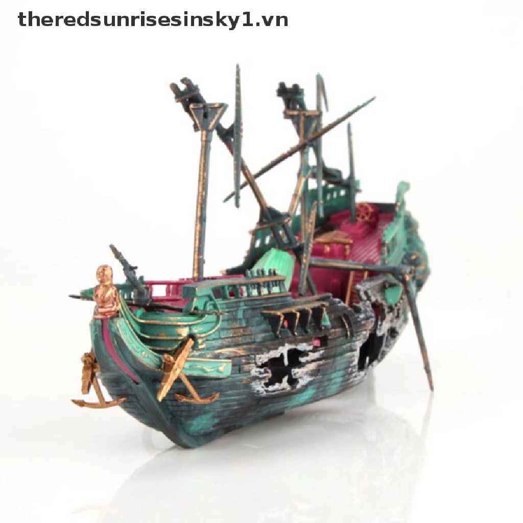 Mô hình tàu đắm cỡ lớn dùng trang trí bể cá