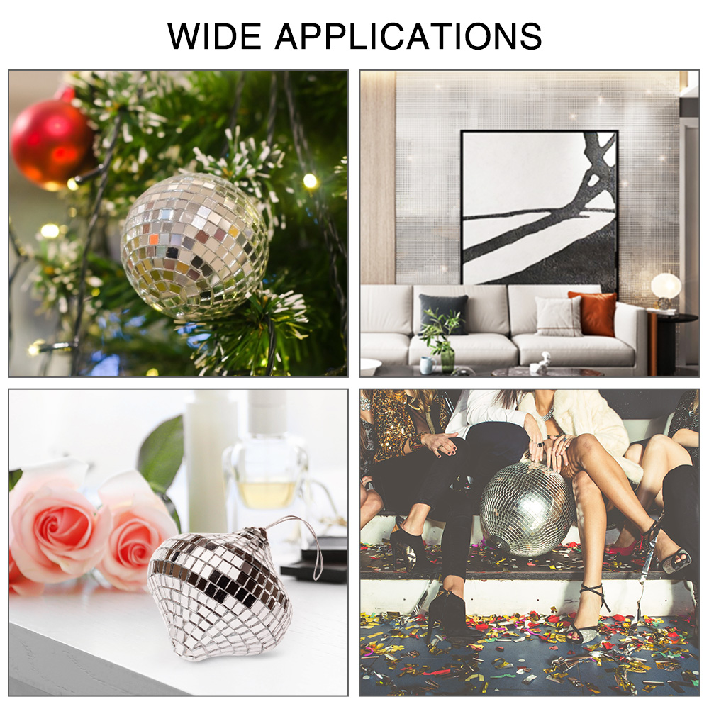 HANDMADE Sticker Tráng Gương Dán Tường Kích Thước 100x4cm