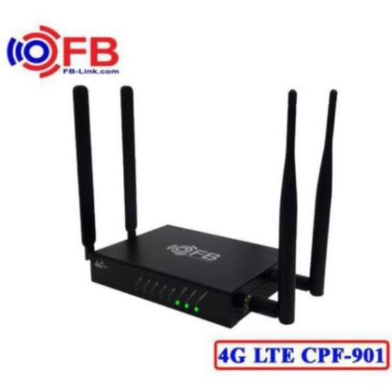 Router Router Wifi 4G LTE FB-Link CPF-901 (4 Anten - Chuyên dùng xe khách - 32 user - 5 port)