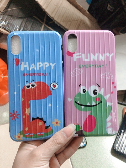ỐP VALI HÌNH CUTE IPHONE X/XS