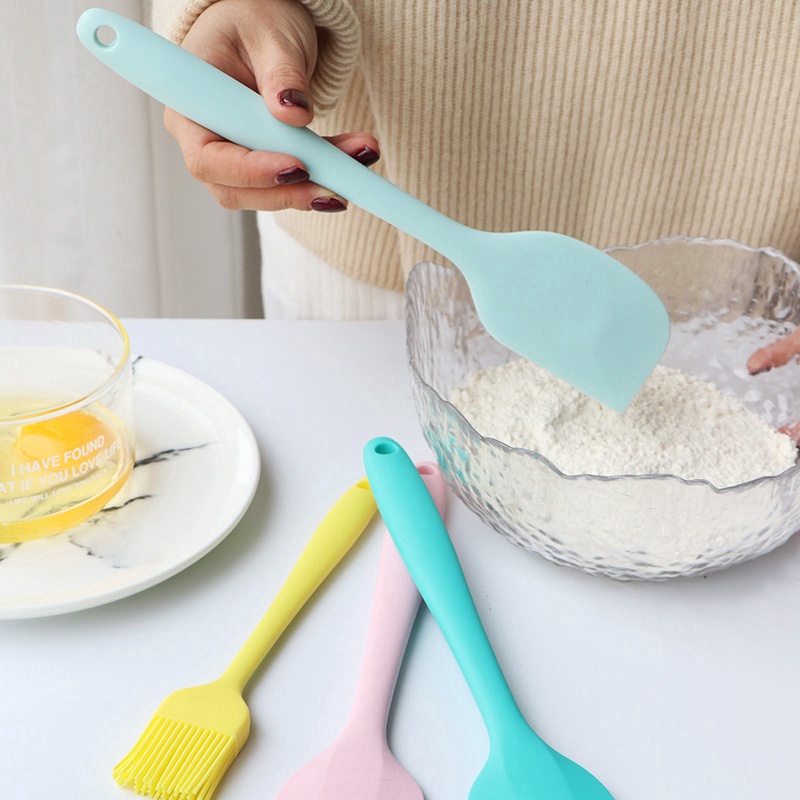 Cây Vét Bột Làm Bánh Bằng Cao Su Silicone Chống Dính Linh Hoạt Cao Cấp 20cm