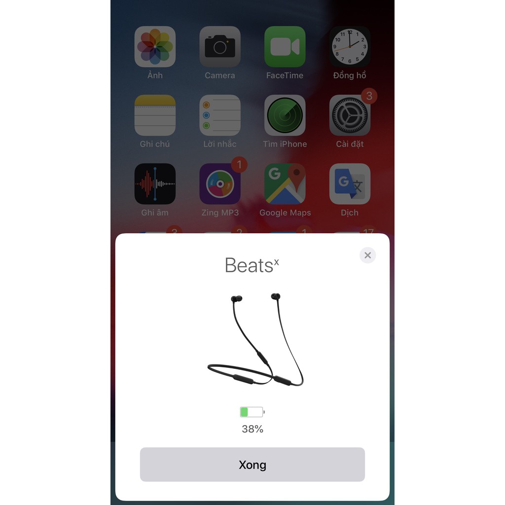 Tai nghe bluetooth beats x likenew chính hãng - Tai nghe beatsx