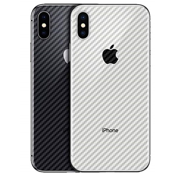 Miếng Dán Mặt Lưng Chống Trầy iPhone Xs Max Vân Carbon