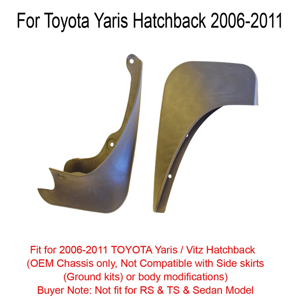 FENDER Tấm Chắn Bùn Phía Sau Cho Xe Hơi toyota yaris hatchback 2006 2007 2008 2009 2010 2011 fender101124