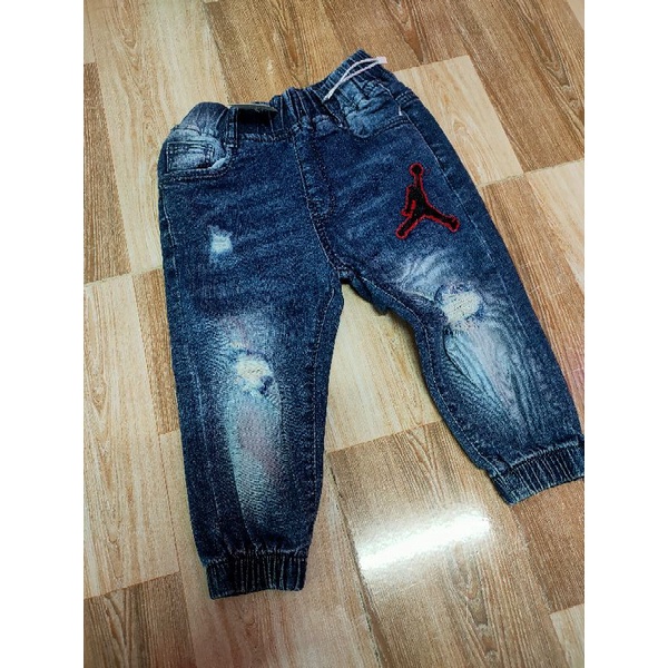 Quần jean thun co giãn hàng shop cho bé