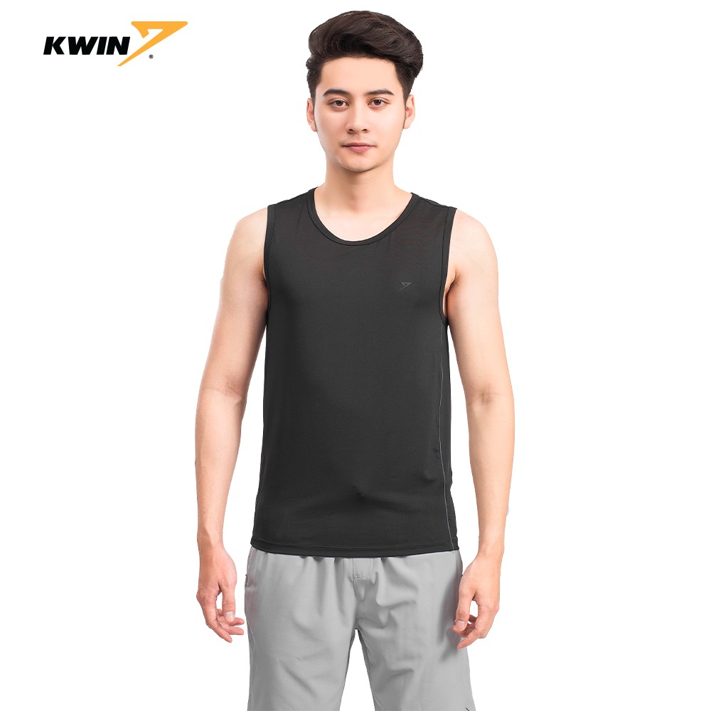 Áo tanktop nam Kwin phom dáng slimfit nam tính khỏe khoắn co giãn thoải mái KTT002S9